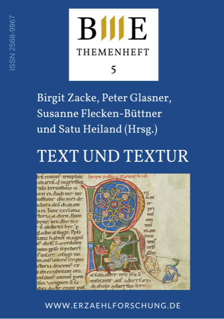 					Ansehen 2020: Themenheft 5: Text und Textur. WeiterDichten und AndersErzählen im Mittelalter
				